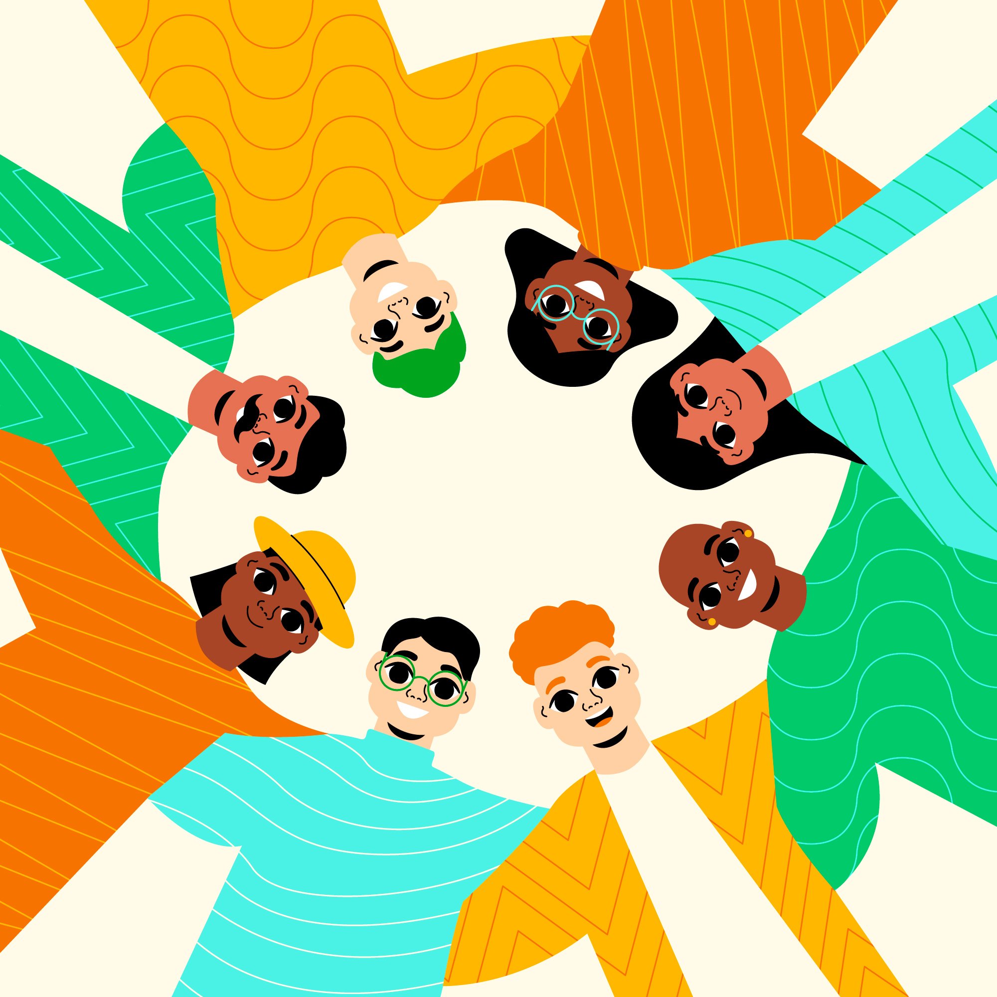 Flat international human solidarity day illustration from freepik.