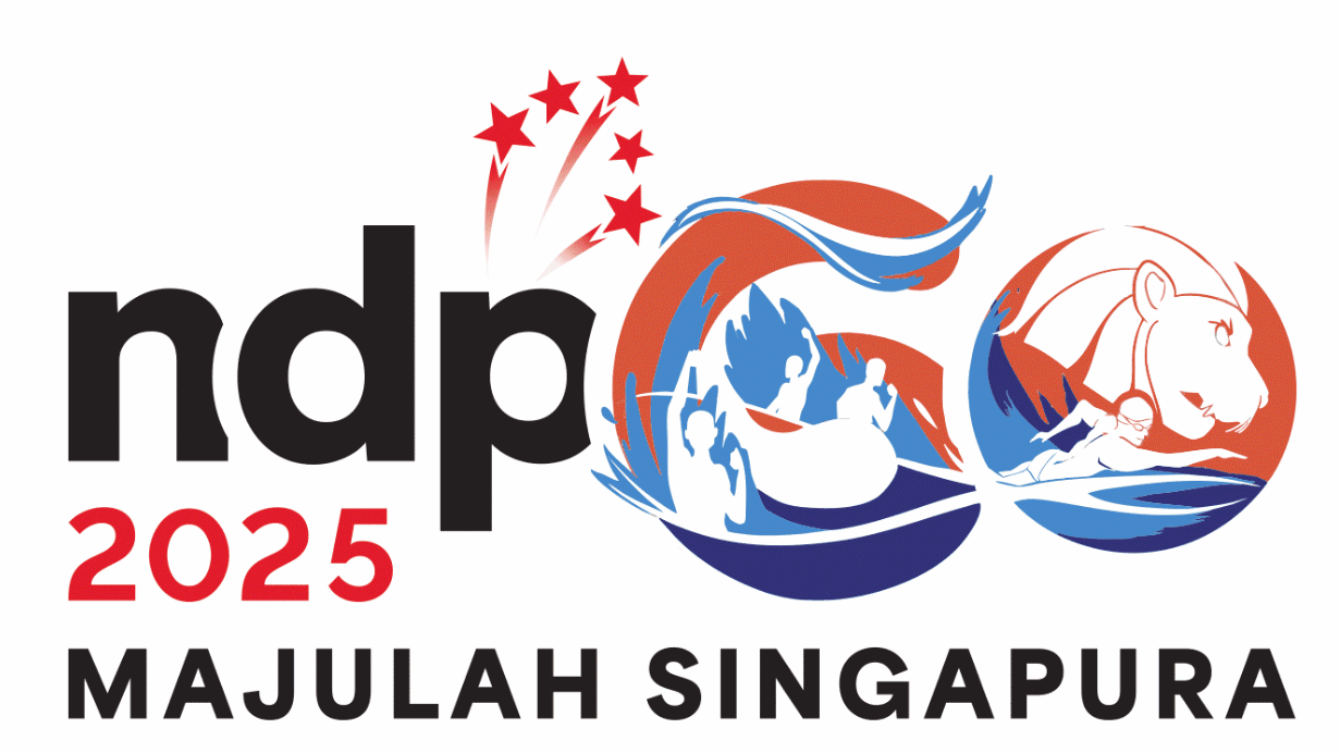 Gif image of the 60th National Day Parade in Singapore themed Majulah Singapura.