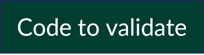 Code to do validation.