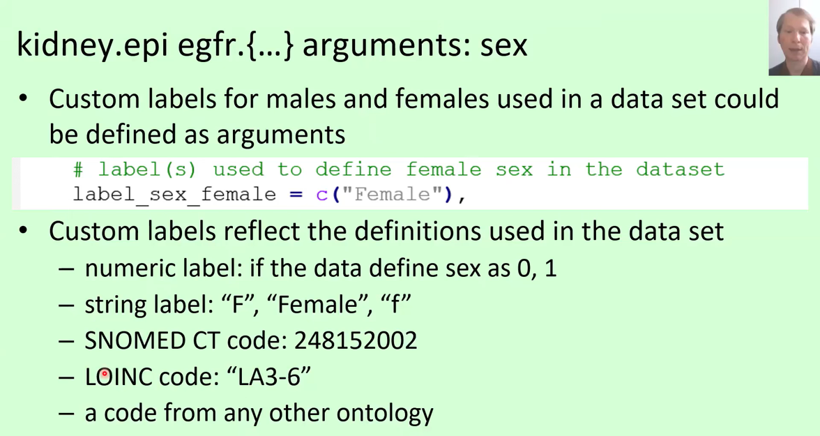 Use of parameters label_sex_female for flexible labelling of female.